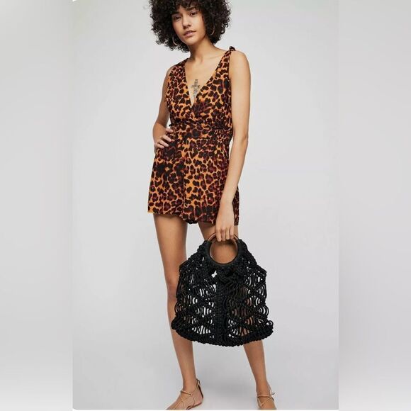 People Crescent Shaped Romper Yellow | 21763 | Size S - Picture 1 of 10